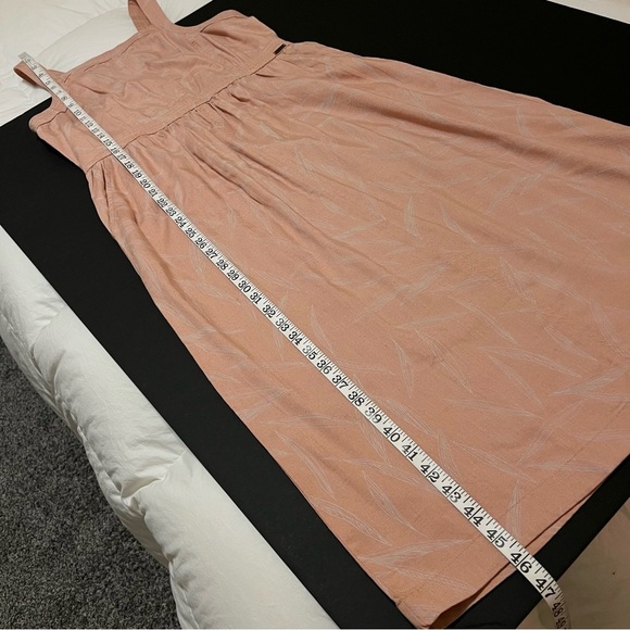 Prana Sundrifter Midi Dress Apple Blossom Print, peach color Size Medium - Picture 6 of 13